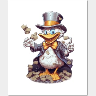 Scrooge McDuck from Duck Tales Design Posters and Art
